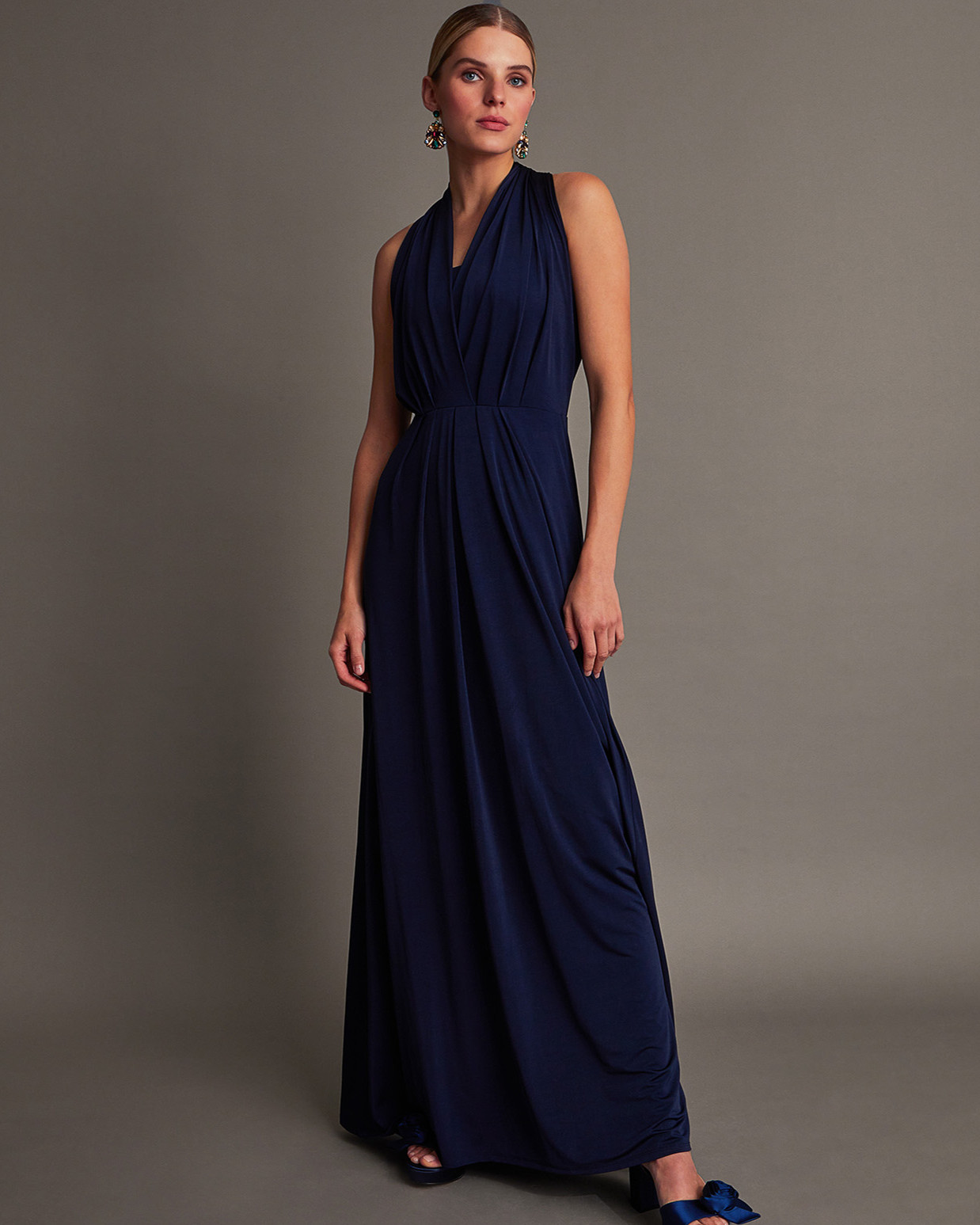 Monsoon Thea Multiway Bridesmaid Dress Viscose